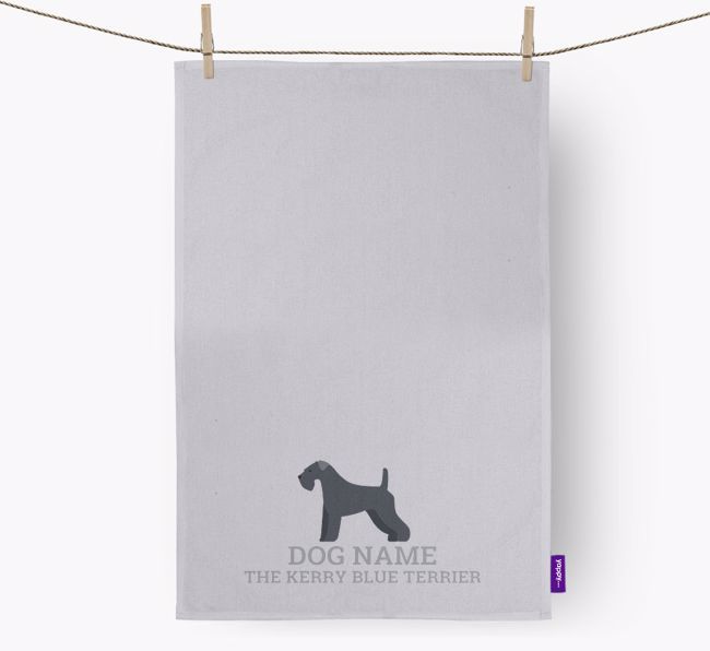 Personalized '{dogsName} The {breedFullName}' Dish Towel